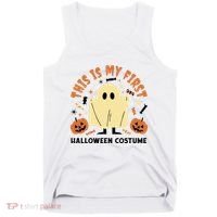 This Is My First Halloween Costume Cute Ghost Tank Top thumb 0