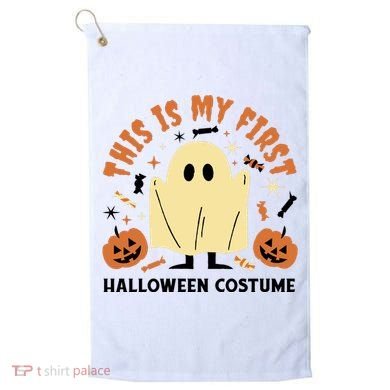 This Is My First Halloween Costume Cute Ghost Golf Towel