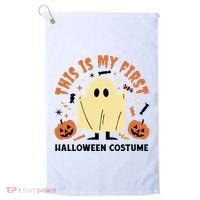 This Is My First Halloween Costume Cute Ghost Golf Towel thumb 0