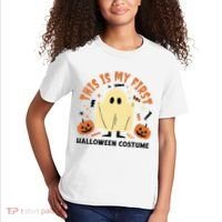 This Is My First Halloween Costume Cute Ghost Kids T-Shirt thumb 2