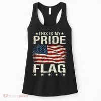 This Is My Pride Flag USA American 4th of July Patriotic Women's Tank Top thumb 0