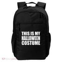 This Is My Halloween Costume Funny Backpack thumb 0