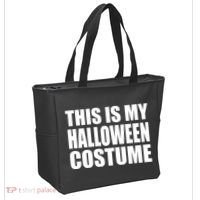 This Is My Halloween Costume Funny Tote Bag thumb 2