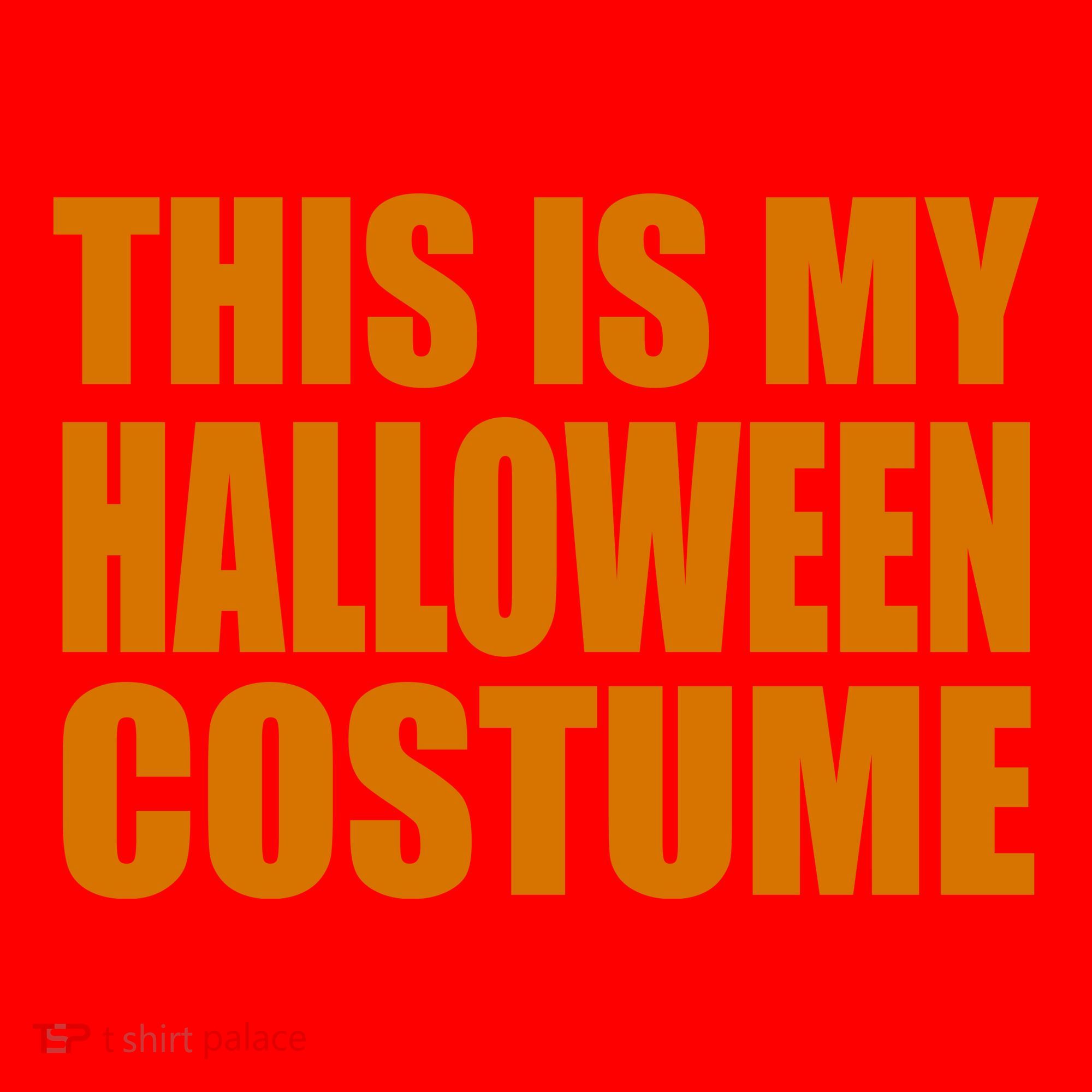 This Is My Halloween Costume Funny Santa Hat