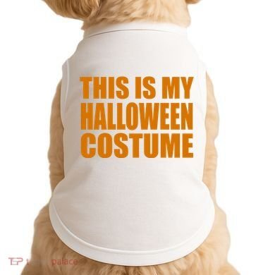 This Is My Halloween Costume Funny Doggie Tank