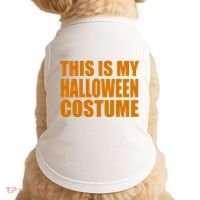 This Is My Halloween Costume Funny Doggie Tank thumb 0