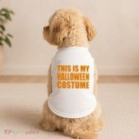 This Is My Halloween Costume Funny Doggie Tank thumb 2