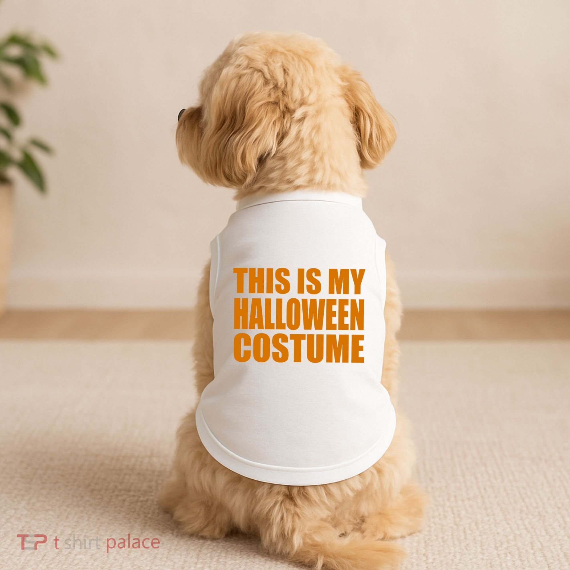 This Is My Halloween Costume Funny Doggie Tank