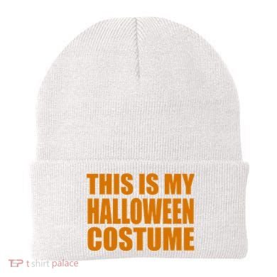This Is My Halloween Costume Funny Beanie