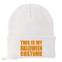 This Is My Halloween Costume Funny Beanie thumb 0