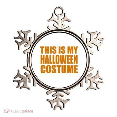 This Is My Halloween Costume Funny Ornament
