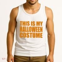 This Is My Halloween Costume Funny Tank Top thumb 3