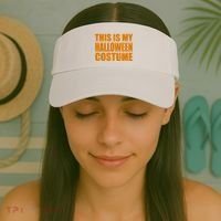 This Is My Halloween Costume Funny Visor thumb 2
