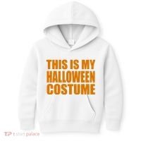This Is My Halloween Costume Funny Kids Hoodie thumb 0