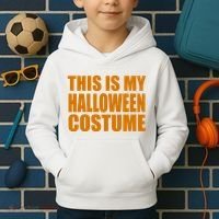 This Is My Halloween Costume Funny Kids Hoodie thumb 2