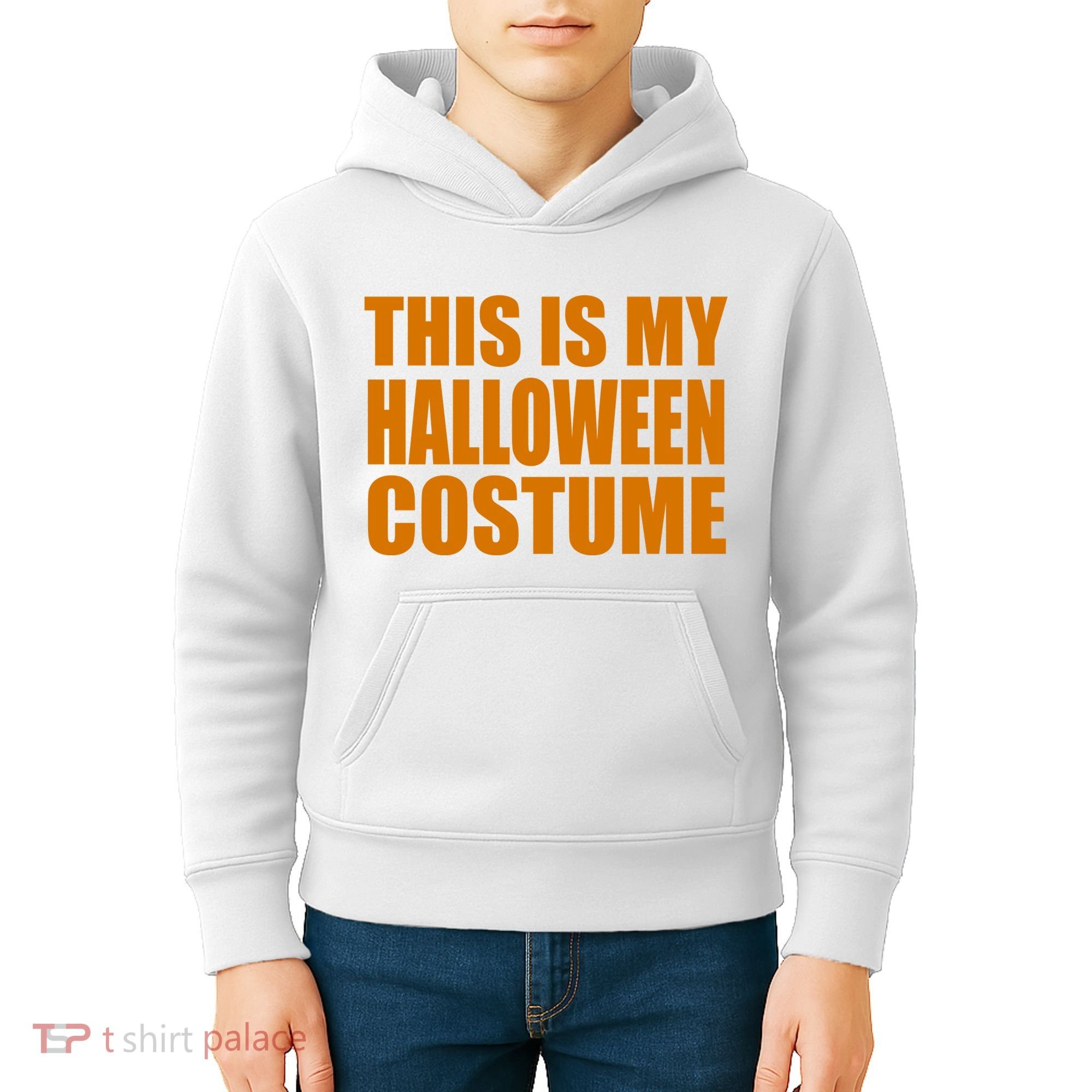 This Is My Halloween Costume Funny Kids Hoodie