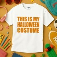 This Is My Halloween Costume Funny Kids T-Shirt thumb 3