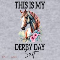 This Is My Derby Day Suit Horse Racing Women's Sweatshirt thumb 2
