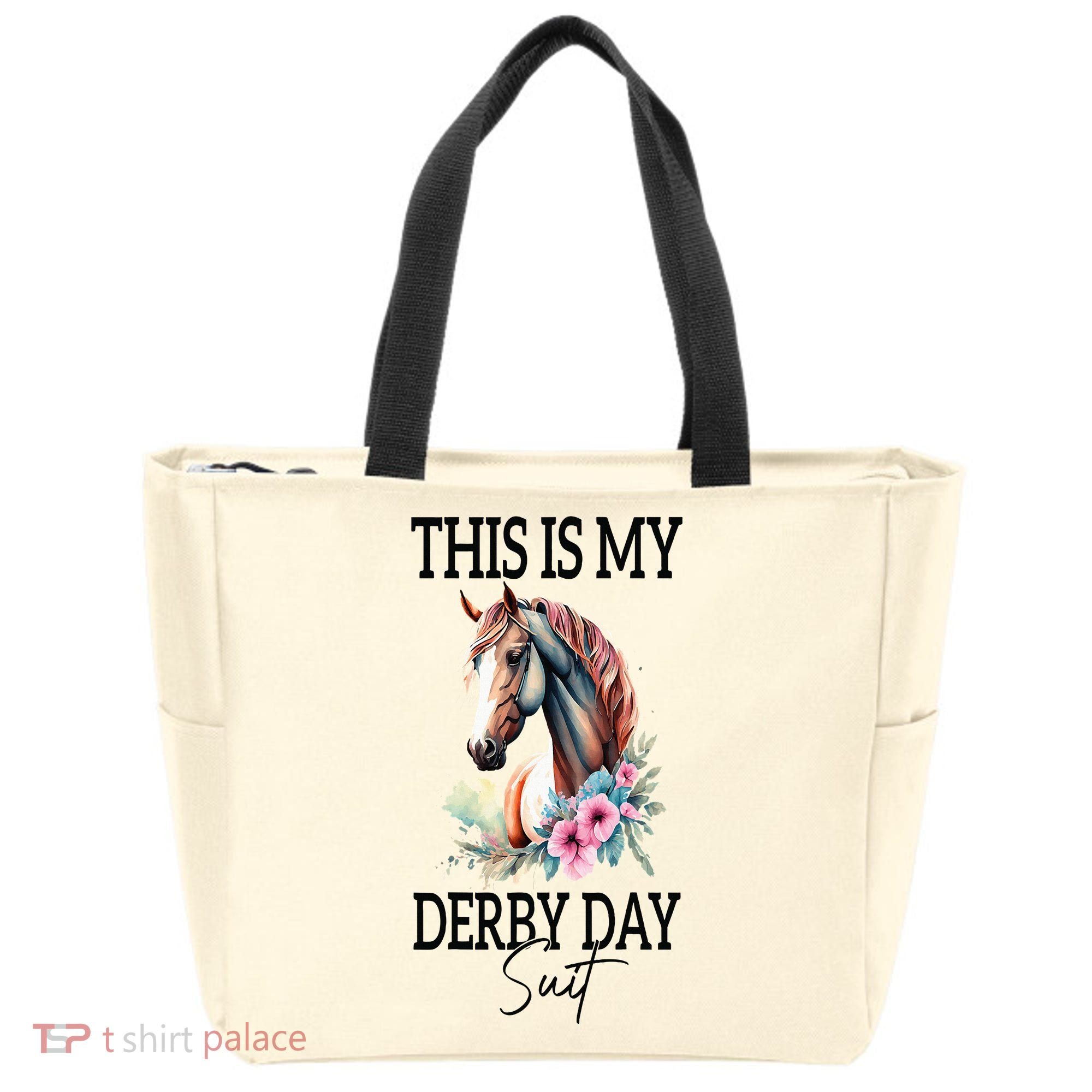 This Is My Derby Day Suit Horse Racing Tote Bag