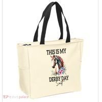 This Is My Derby Day Suit Horse Racing Tote Bag thumb 2