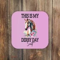 This Is My Derby Day Suit Horse Racing Coaster thumb 0