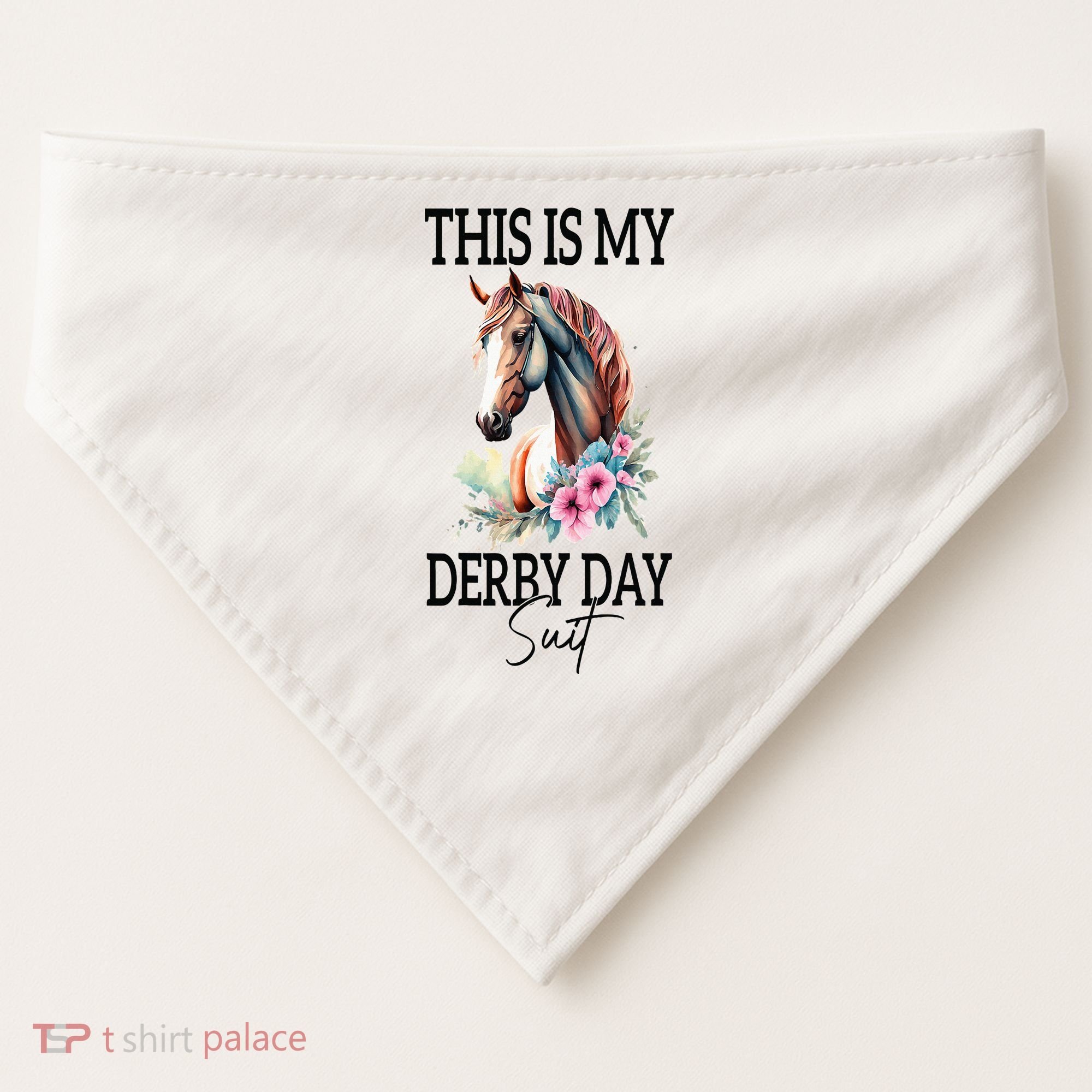 This Is My Derby Day Suit Horse Racing USA-Made Doggie Bandana