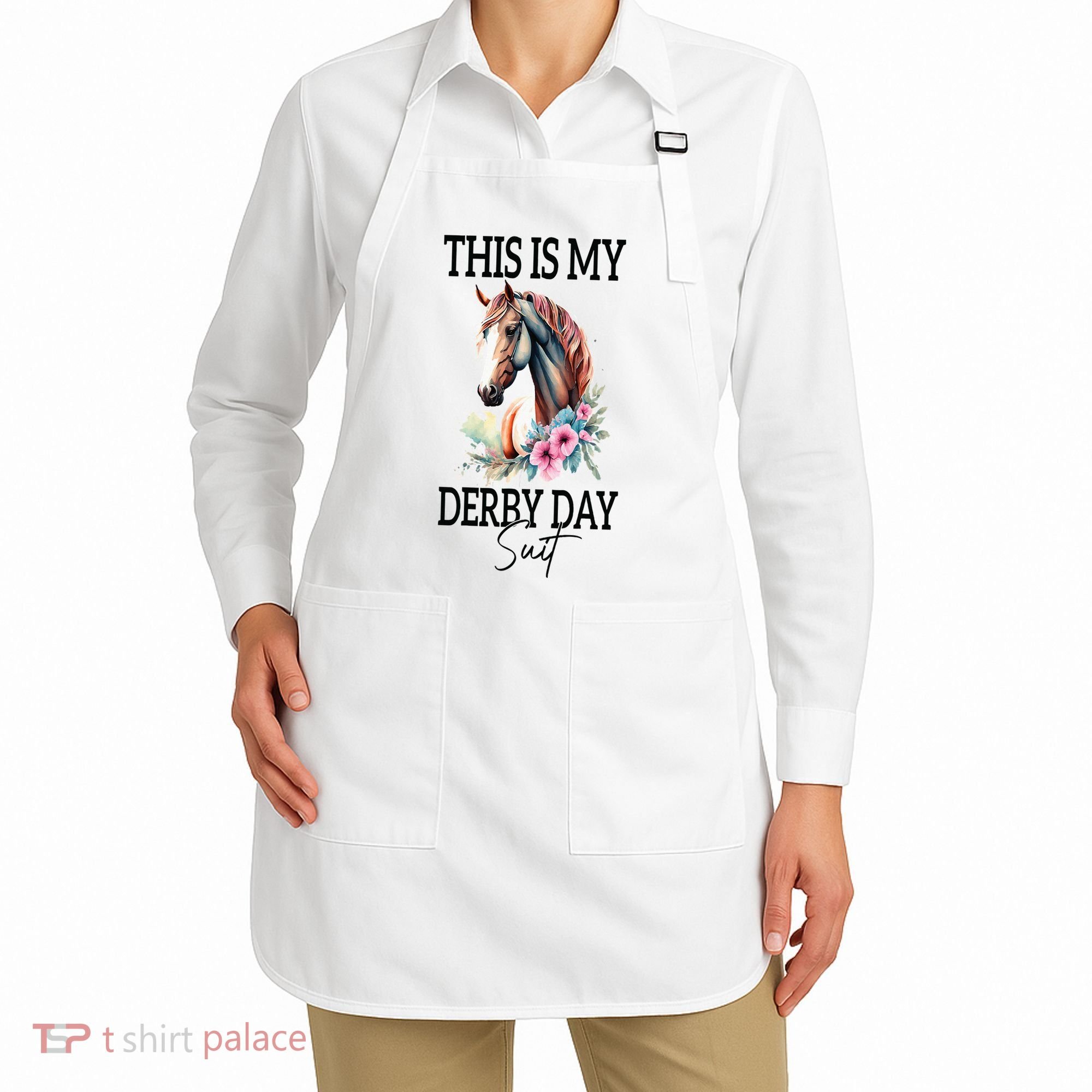 This Is My Derby Day Suit Horse Racing Apron
