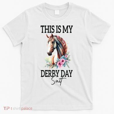 This Is My Derby Day Suit Horse Racing T-Shirt