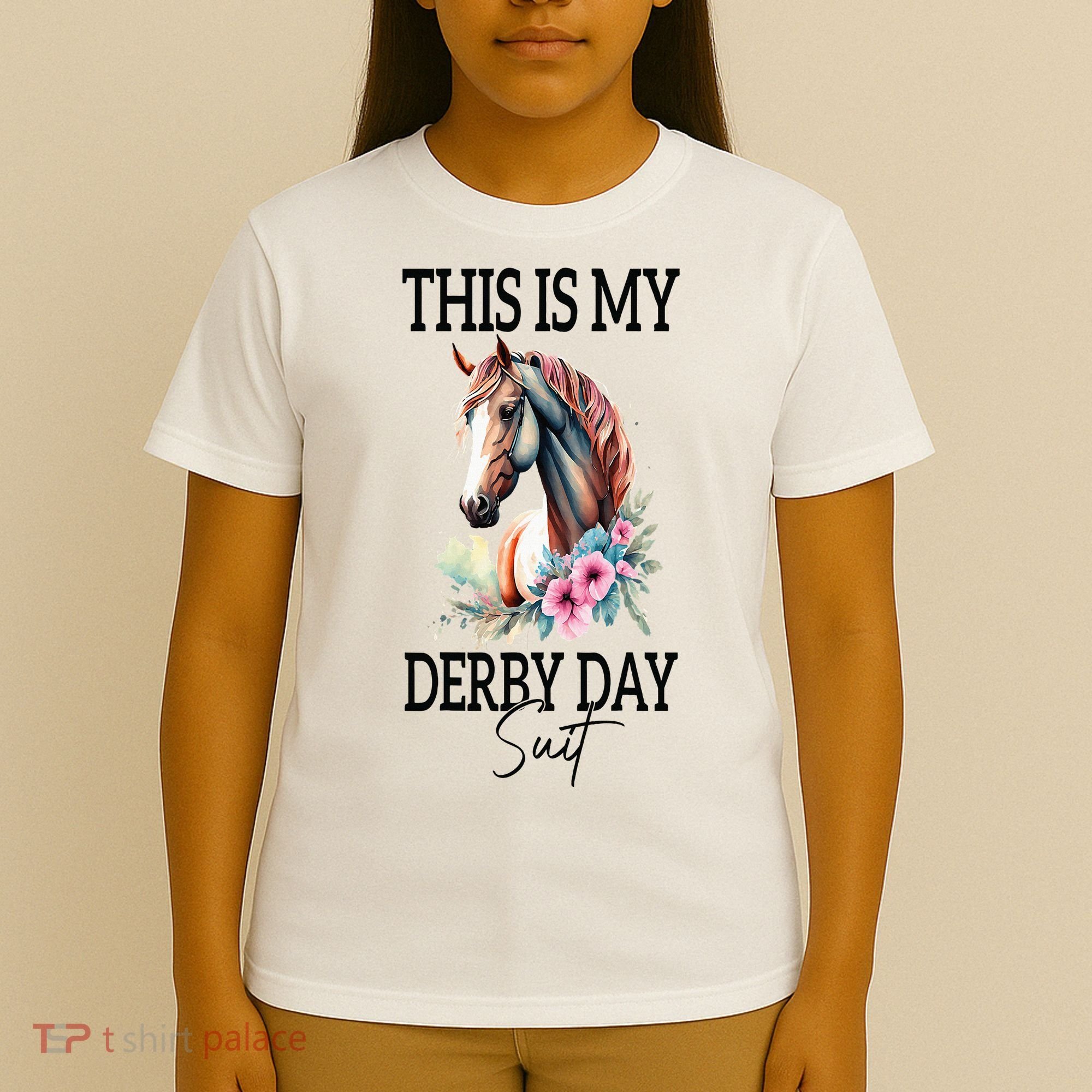This Is My Derby Day Suit Horse Racing T-Shirt