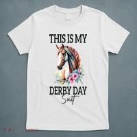 This Is My Derby Day Suit Horse Racing T-Shirt thumb 5