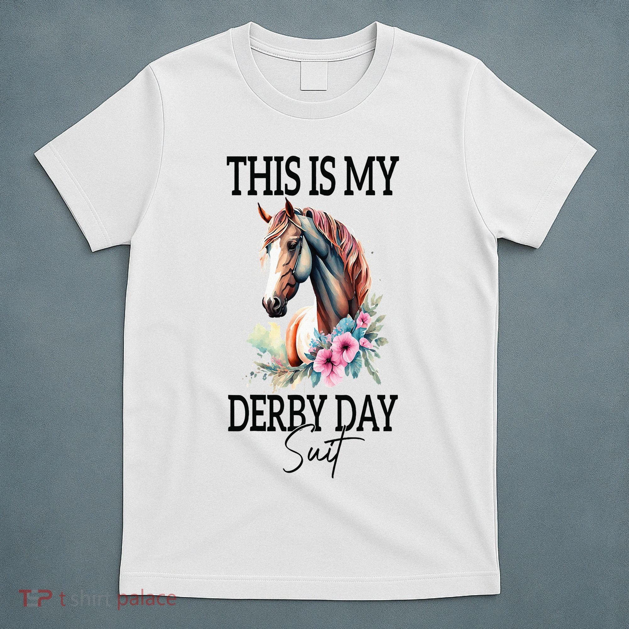 This Is My Derby Day Suit Horse Racing T-Shirt