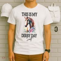 This Is My Derby Day Suit Horse Racing T-Shirt thumb 6