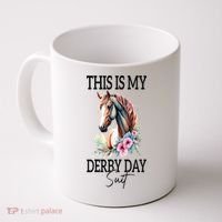 This Is My Derby Day Suit Horse Racing Coffee Mug thumb 0