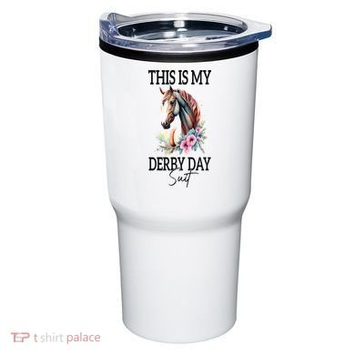This Is My Derby Day Suit Horse Racing Tumbler