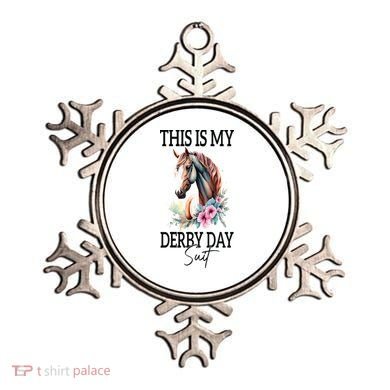 This Is My Derby Day Suit Horse Racing Ornament