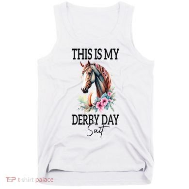 This Is My Derby Day Suit Horse Racing Tank Top