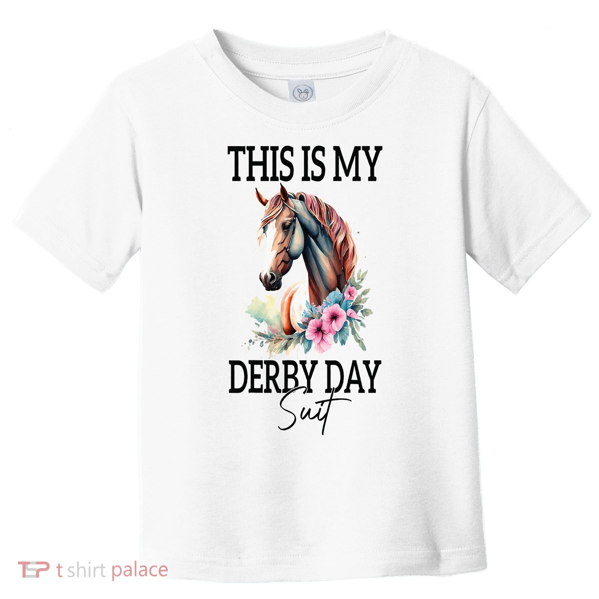This Is My Derby Day Suit Horse Racing Toddler T-Shirt