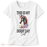 This Is My Derby Day Suit Horse Racing Women's T-Shirt thumb 0