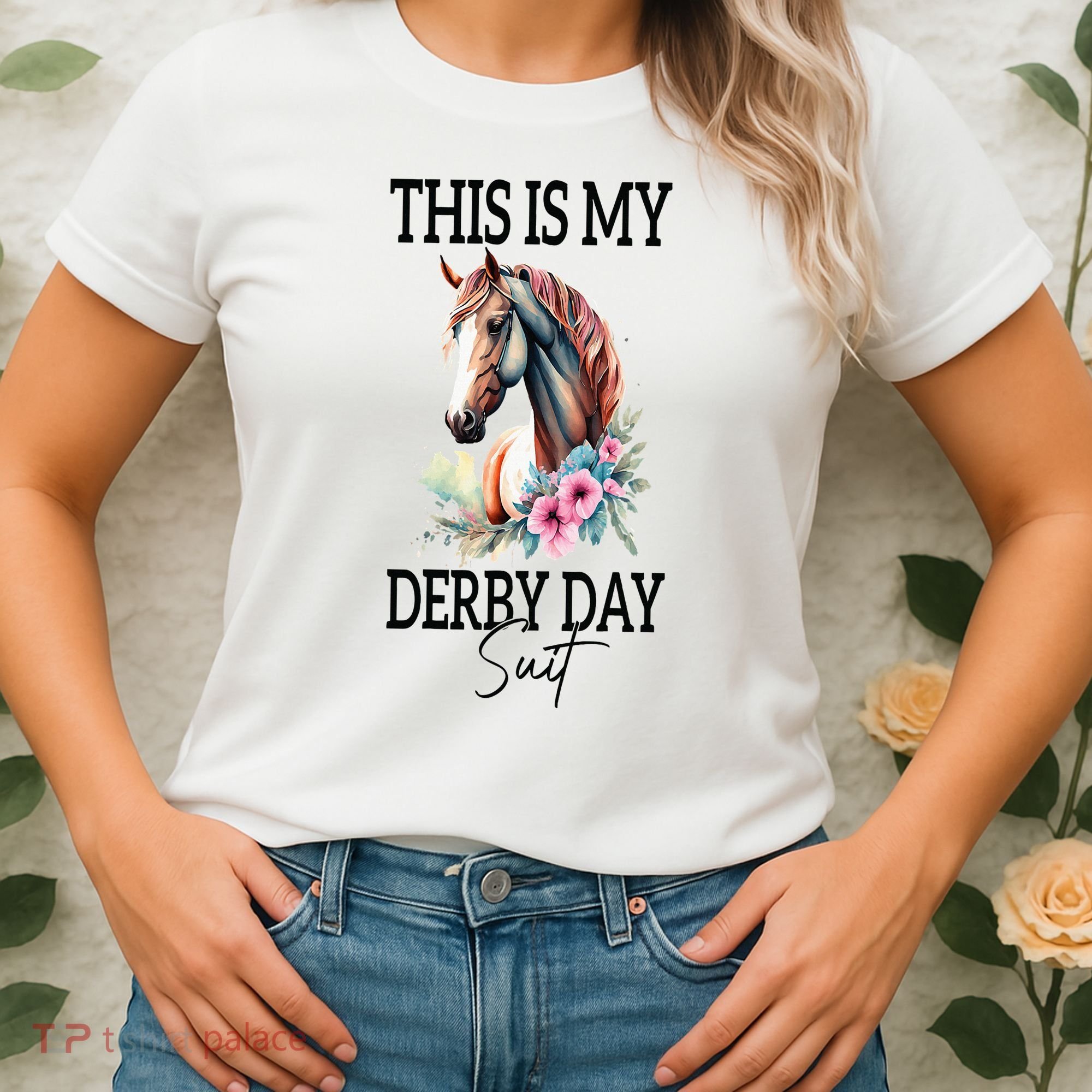 This Is My Derby Day Suit Horse Racing Women's T-Shirt