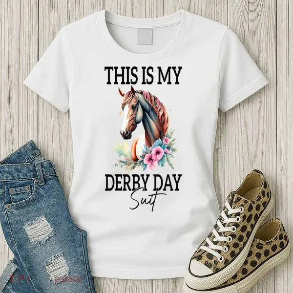 This Is My Derby Day Suit Horse Racing Women's T-Shirt
