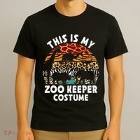 This Is My Zoo Keeper Costume Zoo Garden Animal Lover Keeper T-Shirt thumb 3