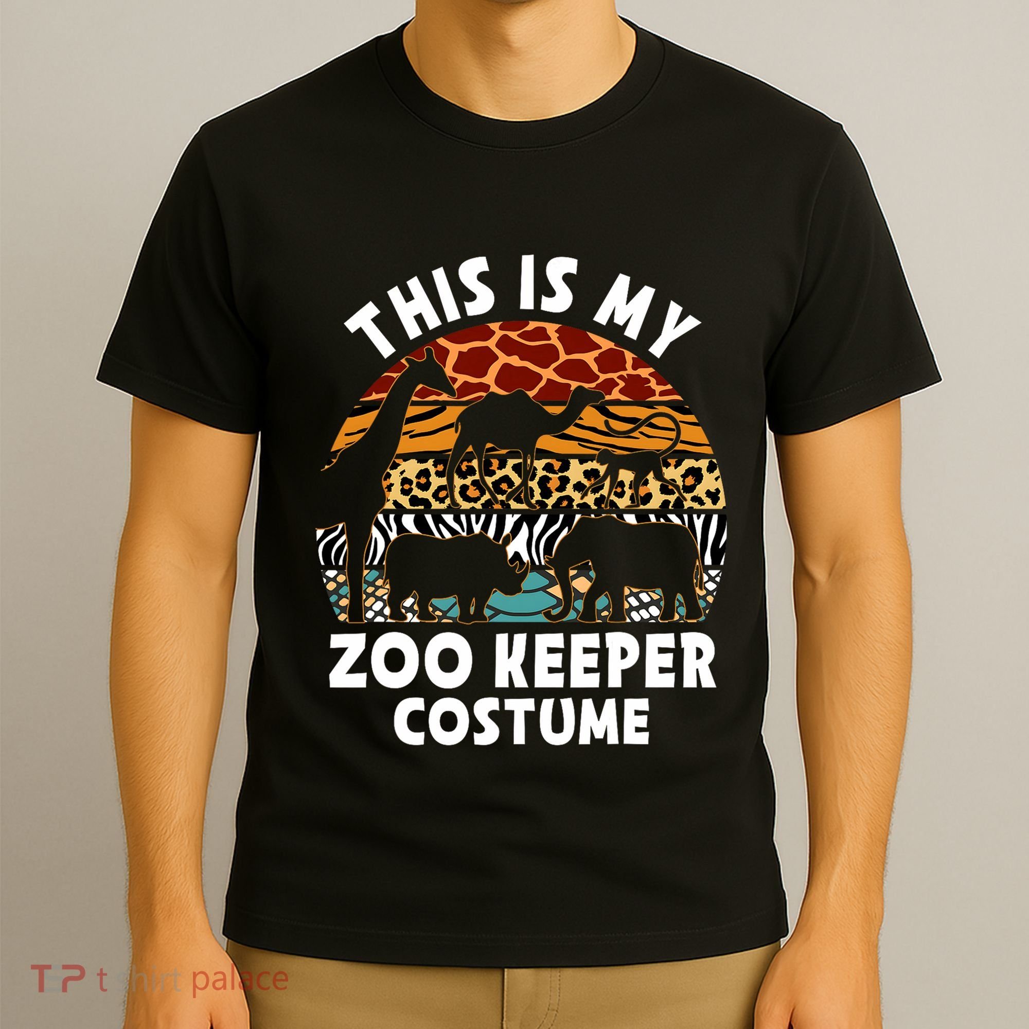 This Is My Zoo Keeper Costume Zoo Garden Animal Lover Keeper T-Shirt