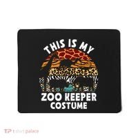 This Is My Zoo Keeper Costume Zoo Garden Animal Lover Keeper Mousepad thumb 0