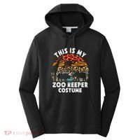 This Is My Zoo Keeper Costume Zoo Garden Animal Lover Keeper Performance Fleece Hoodie thumb 0