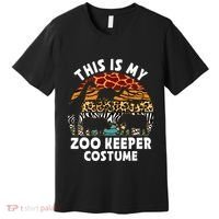 This Is My Zoo Keeper Costume Zoo Garden Animal Lover Keeper Premium T-Shirt thumb 0