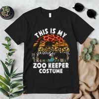 This Is My Zoo Keeper Costume Zoo Garden Animal Lover Keeper Premium T-Shirt thumb 2