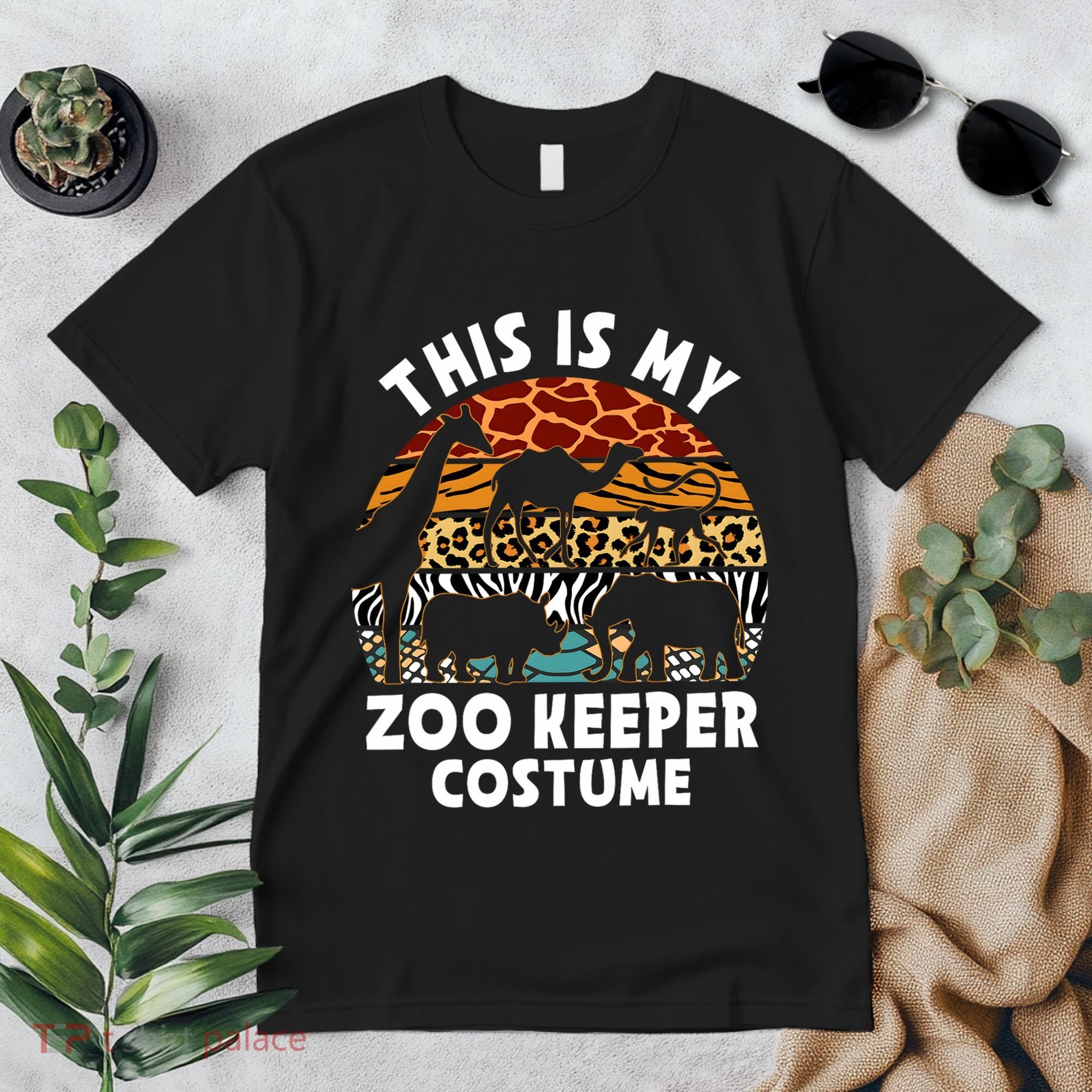 This Is My Zoo Keeper Costume Zoo Garden Animal Lover Keeper Premium T-Shirt