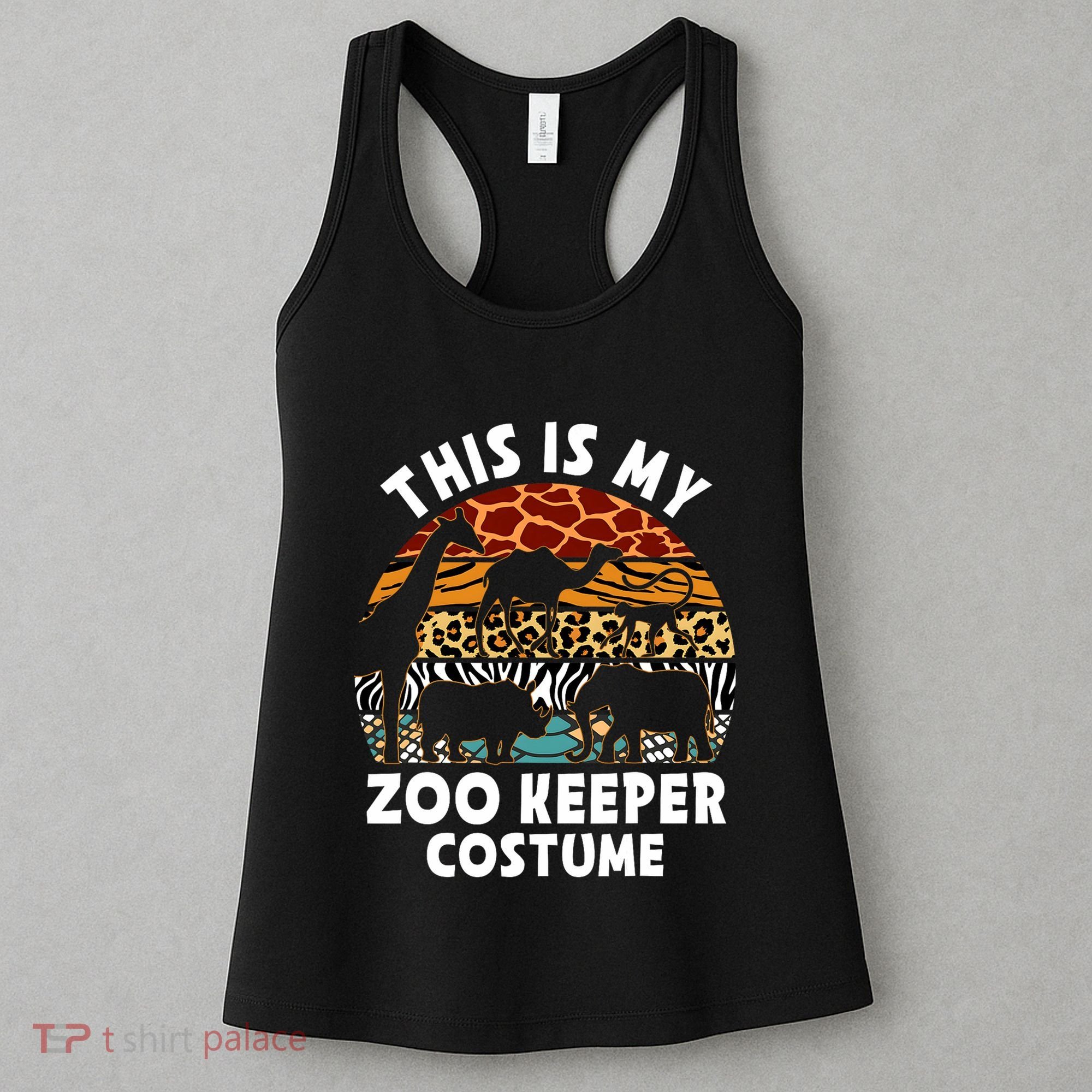 This Is My Zoo Keeper Costume Zoo Garden Animal Lover Keeper Women's Tank Top