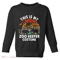 This Is My Zoo Keeper Costume Zoo Garden Animal Lover Keeper Toddler Sweatshirt thumb 0
