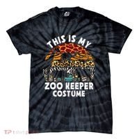 This Is My Zoo Keeper Costume Zoo Garden Animal Lover Keeper Tie-Dye T-Shirt thumb 0